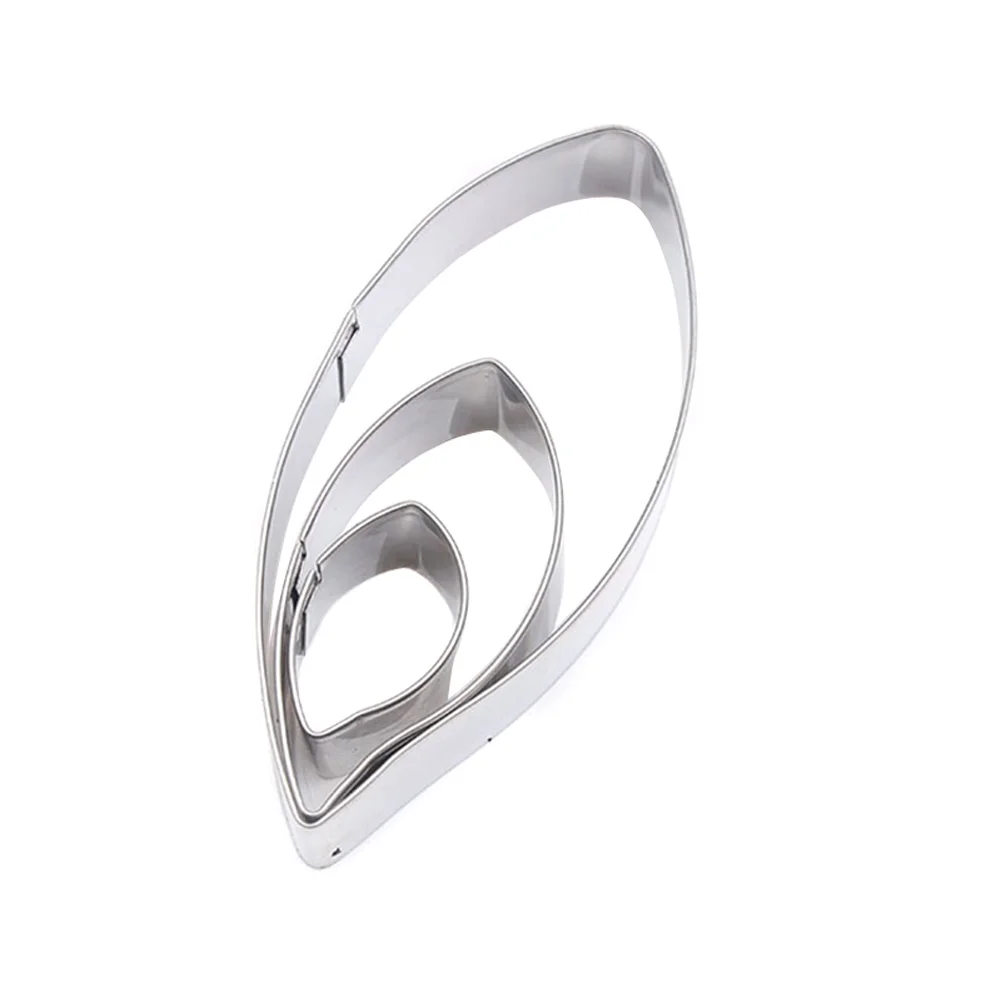 7 Stainless Steel Flower Petal Cookie Cutter Cupcake Mold Fondant Cake Mould DIY Decor MU8669 - Цвет: 7