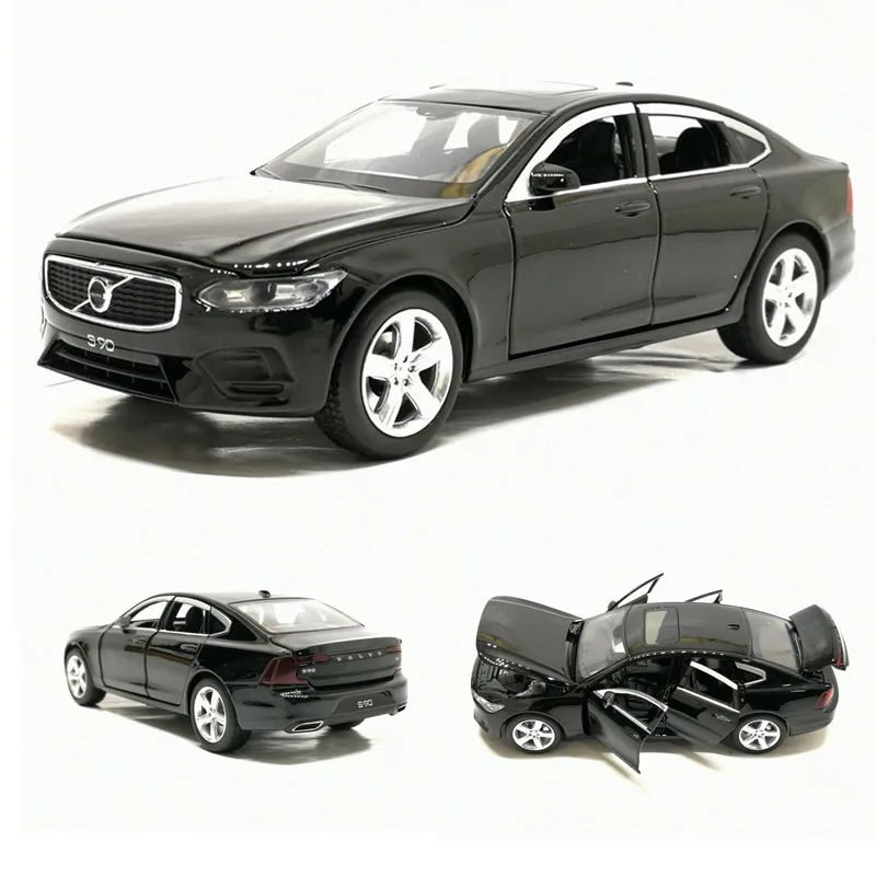 YMH SKU75390 модель автомобиля из сплава шестидверный Акустооптический откатный игрушечный автомобиль