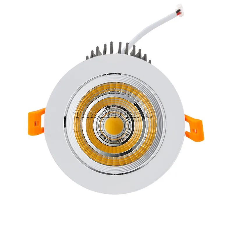 COB LED Downlights Real 3W 5W 9W 12W 110V-240V White Ceiling Spot Lamp 2.2 Inch 55mm 75mm Cut Hole No Flicker Lighting Fixtures