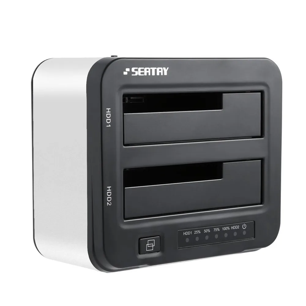 Профессиональный Чехол для жесткого диска SEATAY 2,5 дюйма 3,5 дюйма USB 3,0 SATA HD622 док-станция для HDD с европейской вилкой