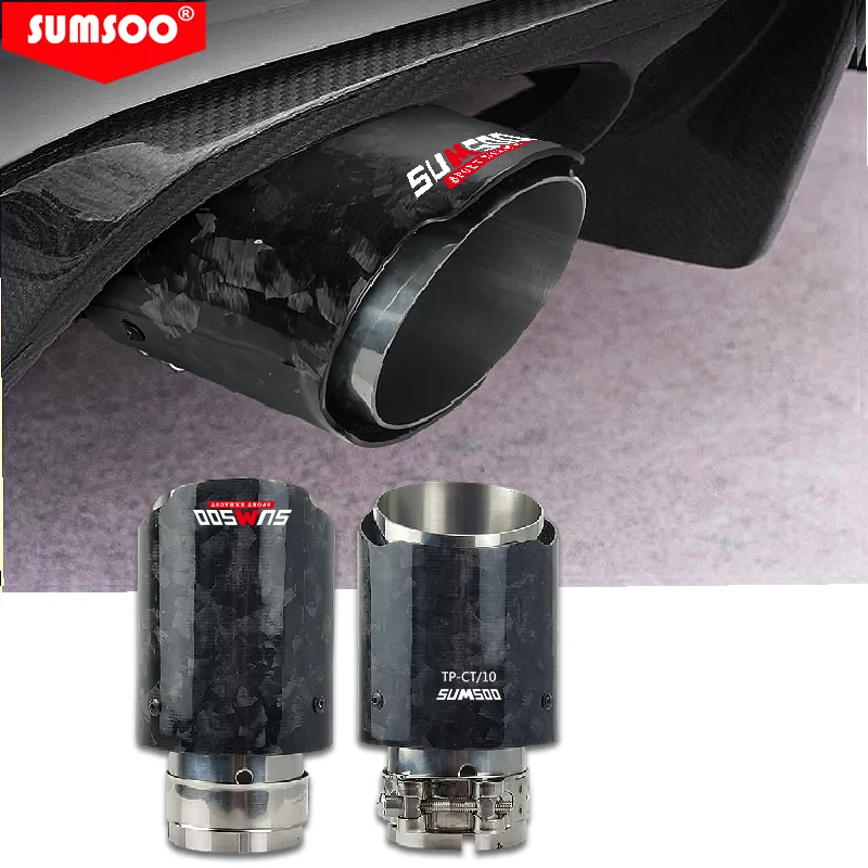 Genuine Sumsoo Hot Sale Carbon Muffler Tip Exhaust System