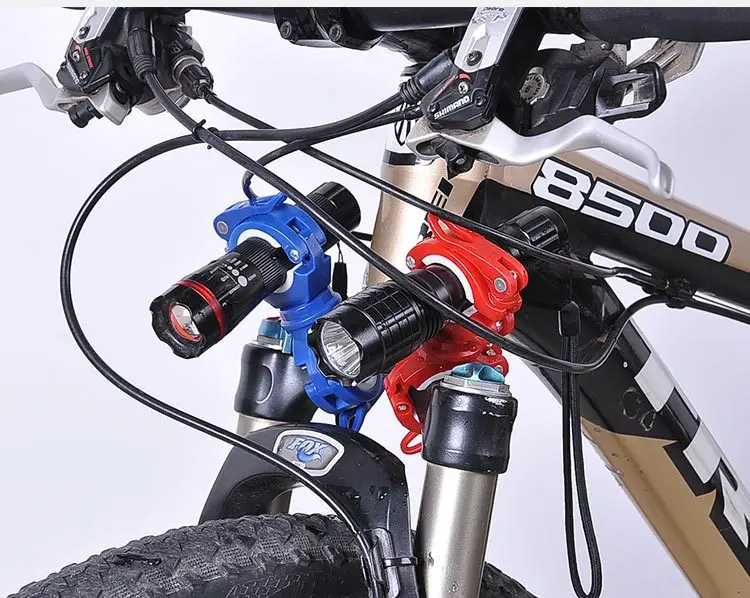 

Lamp Bracket Bicycle Flashlight Clip Front Lamp Bracket Fixed Support Car Clip Mountain Bike Riding Equipment Accessories