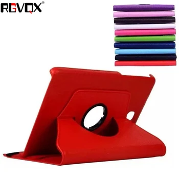 

360 Degree Rotating PU Leather Flip Case Cover For Samsung Galaxy Tab A 9.7 SM-T550 T550 T551 SM-T555 TabA 9.7 Tablet Case Glass