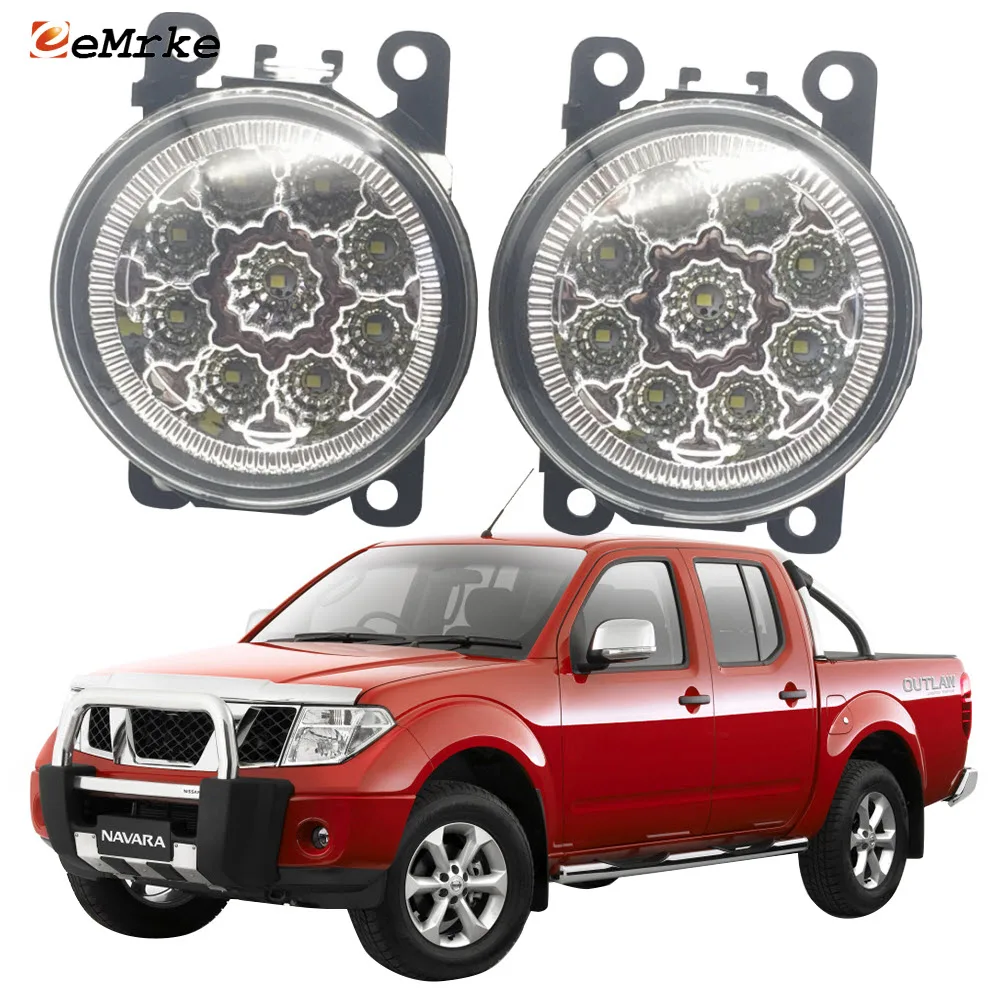 Автостайлинг для Nissan Navara NP300 D40 2004-2013 2014 2015 9 штук светодиодные противотуманные