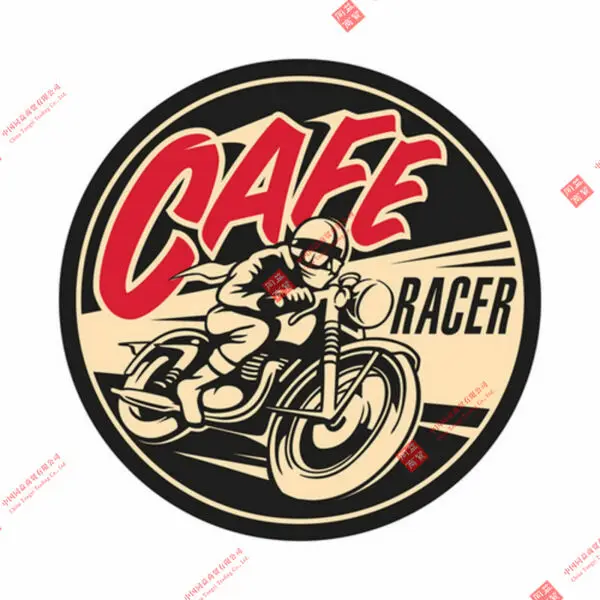 

Personality Sticker Retro Aufkleber Cafe Old School Motorcycles Car Stickers Decals Accessories Auto Decorative Stickers PVC