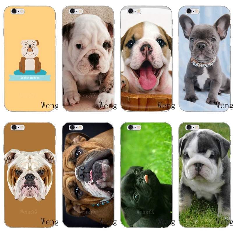 

funny cute French British Bulldog puppy case For LG G5 G6 G7 Q6 Q7 Q8 Q9 V20 V30 X Power 2 3 K4 K8 K10 2017 OnePlus 3T 5T 6T