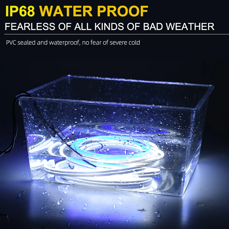 Led Strip Lights Led Car Lights Led Lights Led Atmosphere Lamp Led Light Strip Led Car Decorative Lights Led Car Decoration Lamp Car Ambient Lights Led Atmosphere Lighting Car Hood Daytime Running Light Strip Waterproof Flexible LED Auto Decorative Atmosphere Lamp Ambient Backlight 12V Universal