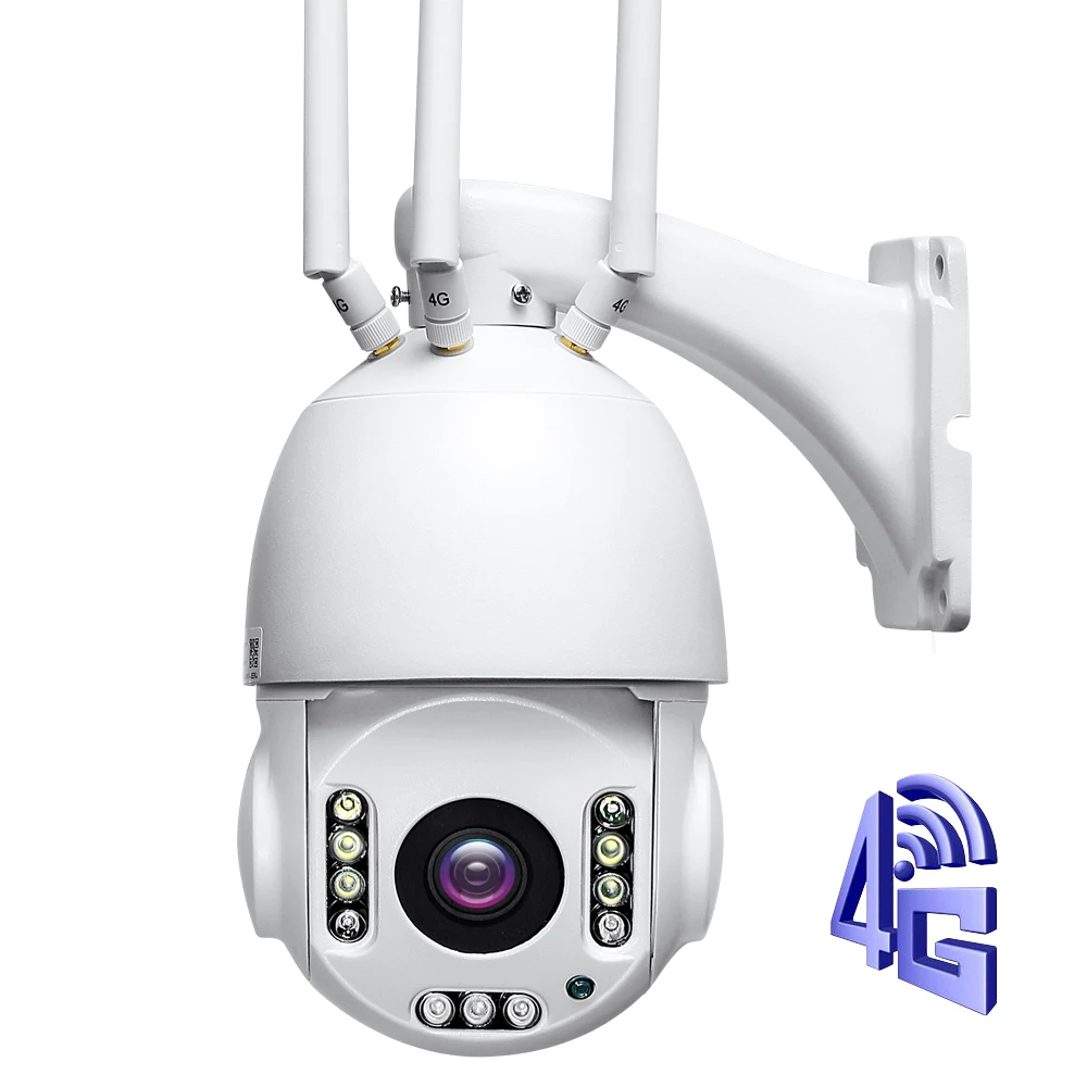 

New Wireless 3G 4G SIM Card Security Camera 1080P HD 30X Optical Zoom PTZ IP Camera Outdoor Home Wifi CCTV Surveillance Camera