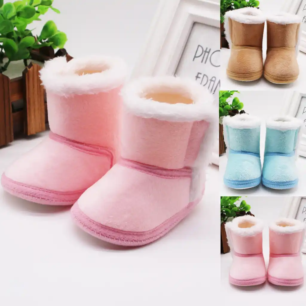 Baby Stiefel Infant Neugeborenen Winter Stiefel Baby Madchen Kaschmir Plusch Winter Baby Schneeschuhe Bandage Warme Schuhe Botte Bebe Fille Boots Aliexpress