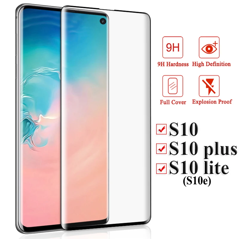 Защитное стекло для Samsung Galaxy S10 Plus S10E S20 Note 10 plus + защитная пленка|Защитные стёкла и