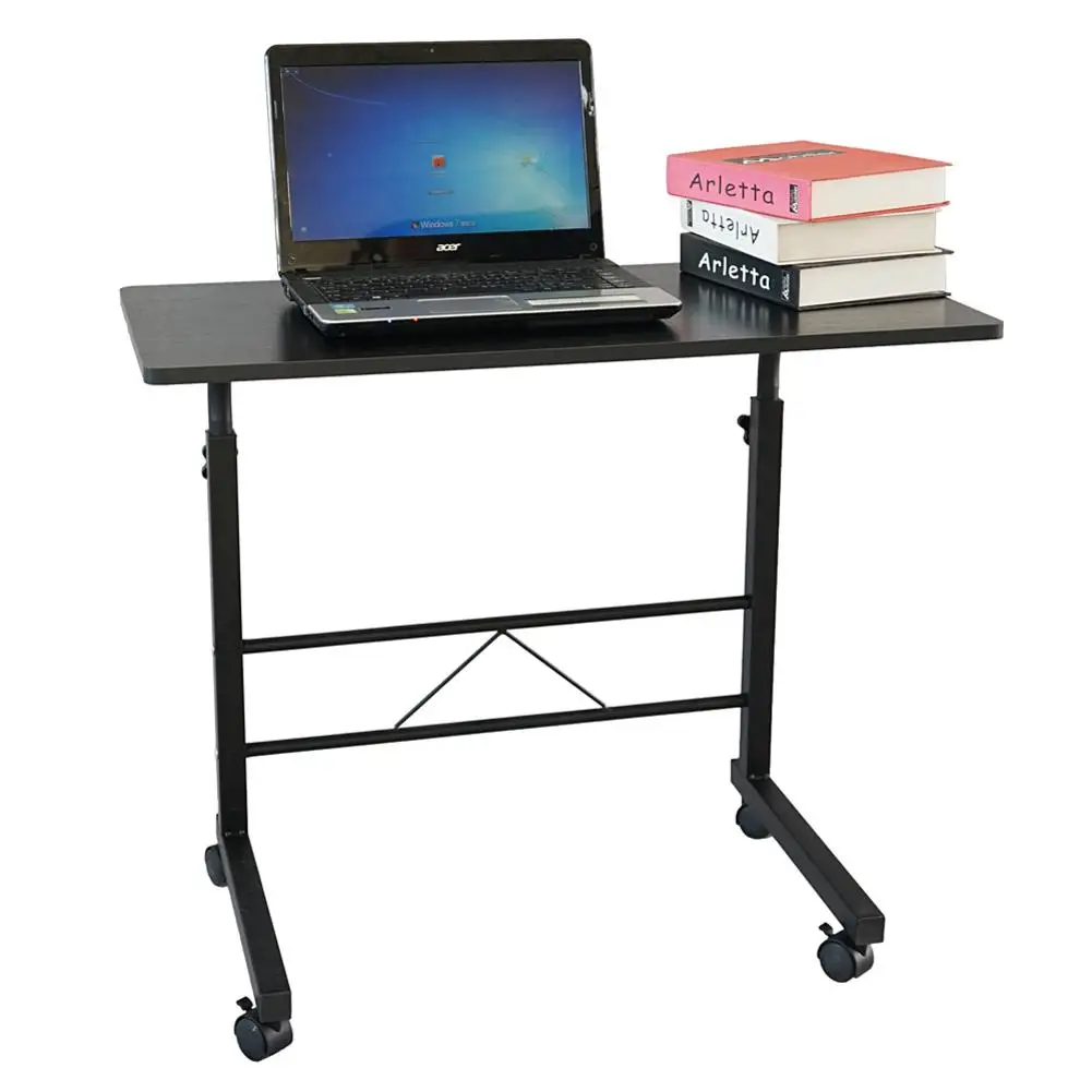 

Removable P2 15MM Chipboard & Steel Side Table Black cumputer table office table adjustable high Office supplies
