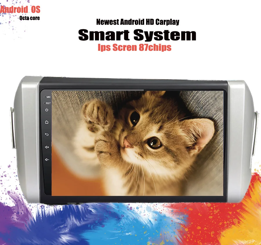 Flash Deal 2 din Android 9.1 4G+64G car dvd for Toyota INNOVA 2015 2016 2018 2019 9