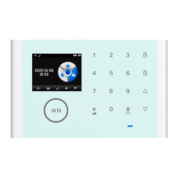 

CS118 TUYA Alarm Security System Wifi+GSM+GPRS Multilingual ligent Voice Home Alarm Host