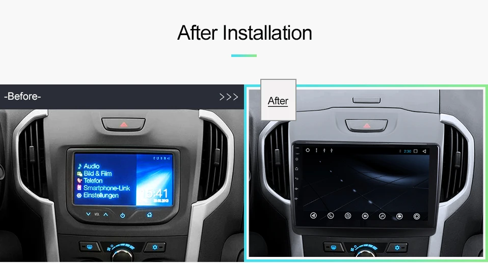 Flash Deal uniway android 8.1 car dvd for Chevrolet S10 ISUZU D-MAX 2015-2018 car radio gps navigation  with steering wheel Navigation GPS 2