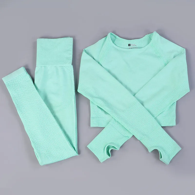 Running Leggings Shirts Workout-Pants Yoga-Set Sports-Suits Gym-Cloth Vital S-XL Fitness