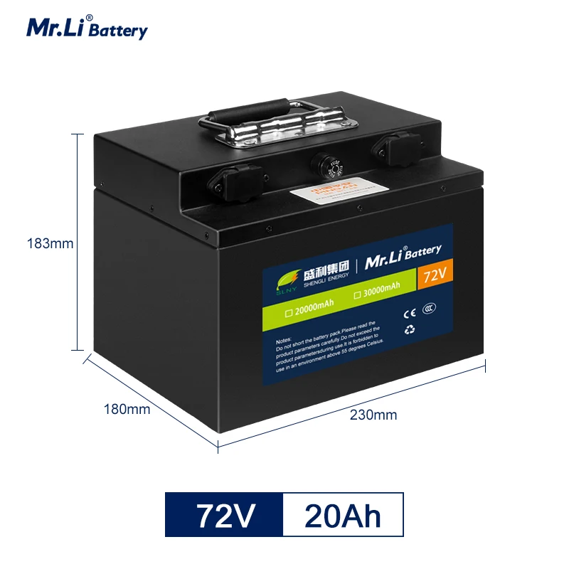 Mr. Li 60V20A 60V30A 72V20A 72V30 аккумуляторная батарея для электровелосипеда Lifepo4 большая емкость Высокая мощность Аккумулятор для электровелосипеда