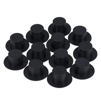 

50pcs Mini Clown Cap DIY Handcraft Durable Safe Top Hat Material for Christmas Doll Toy