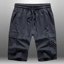 Summer Man Leisure Time Quintuple Trousers Motion Tether Shorts Multi-pocket Man Work Clothes Shorts Big Code Shorts