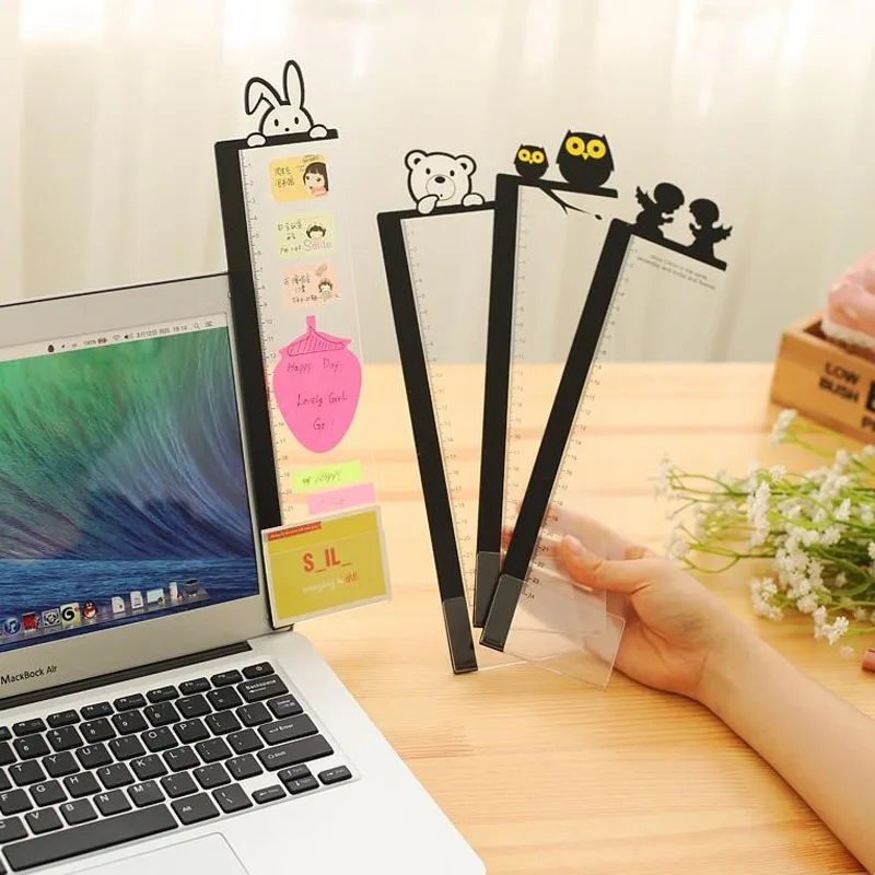 

Computer Display Screen Sticker Acrylic Memo with Charging Hole Phone Holder Bookmark Notes Message Board Home Office Storage