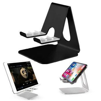 

Aluminum Tablet Phone Stand Holder Adjustable3-10 Inch Tablet desktop Stand mount phone support For iPad Mini Air iPhone 11 XR