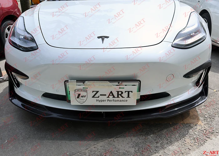 Z-ART для Tesla модель 3 комплект для тела из углеродного волокна модель 3 в углеродное волокно aerokit для Tesla модель 3 комплект для модификации кузова из углеродного волокна