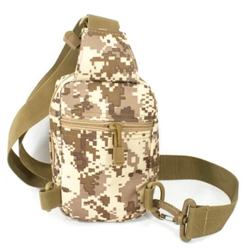 

FGGS-Waterproof Sport Bags Bag Camouflage Small Chest Bag with Molle Outdoor Travel Hiking Camping Bag