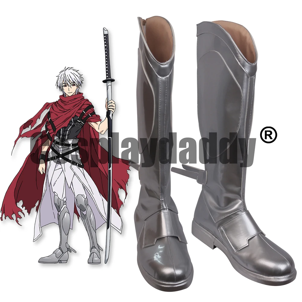 

Plunderer Legendary Red Baron Flash Baron Ace of Flashing Strikes Licht Bach Sakai Rihito Anime Manga Cosplay Shoes Boots S008