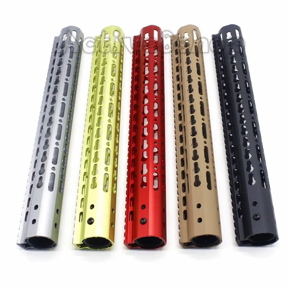 4 вида цветов 1" дюймовый Keymod Handguard Rail Free Float Mount system Сверхлегкий стиль подходит. Серия 223/5. 56 AR-15