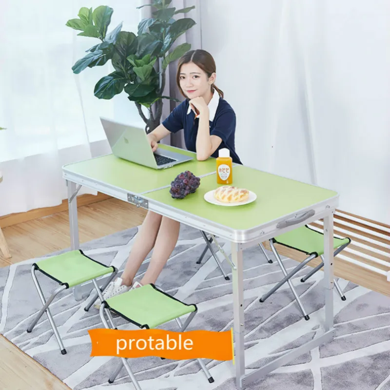 

Outdoor Camping Table and Chair Sets Foldable Portable Multifunction Outdoor Table Adjustable Height Mesa Plegable