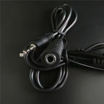 

1.5M/60cm Male to Female 3.5mm Audio Black Stereo Earphone Extension Cable