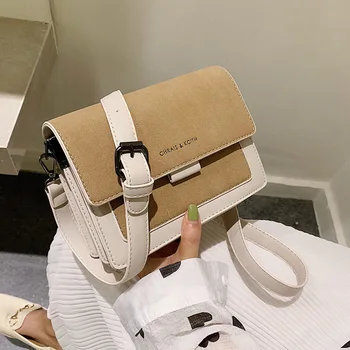 

Small Bags For Women 2020 New Korean Version Of Small Square Bag Wide Shoulder Strap Shoulder Messenger Bags Design Shopper Bag