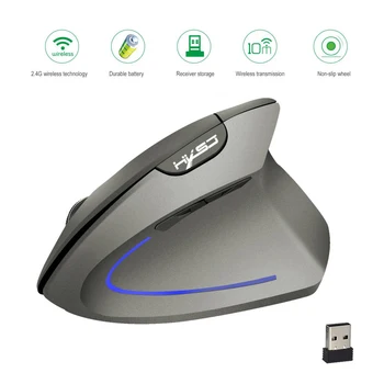 

Vertical Rechargeable Comfort Wireless Optical Mouse For PC Laptops Computer Desktop Ergonomic Optical Mouse Mice 2019 New