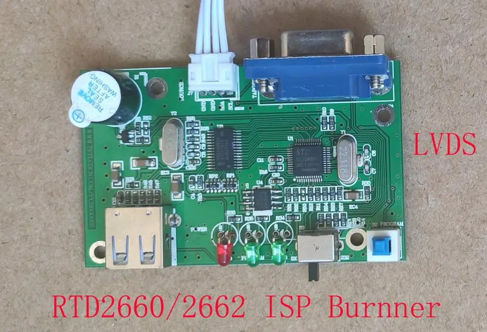 LVDS EDP ISP программатор Burnner для RTD2660/2662 RTD2537/RTD2185/2195 плата драйвера 1920*1080 2560*1600 4K Writer |