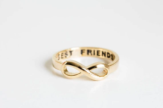 Yiustar Simple Anillo de La Joyería Mejor Infinito de la Joyería Infinito Eternidad Anillos para Mujeres Regalos Anuales R020|eternity ring|best friend infinity ringsinfinity AliExpress