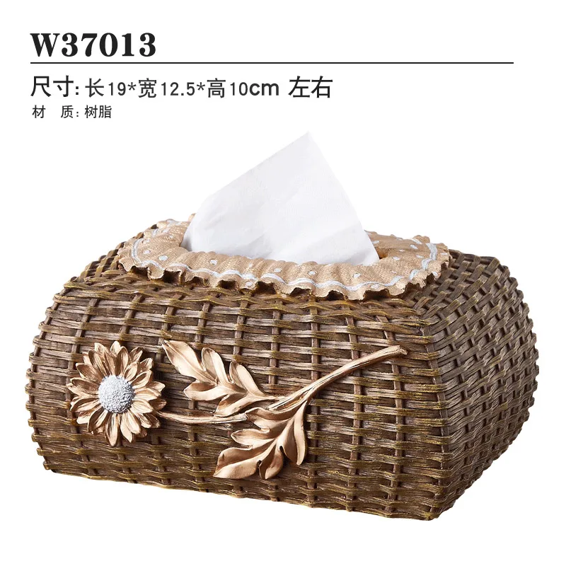 

Wood Tissue Box Antique Cover Paper Holder Retro Napkin Holder Case Pojemnik Na Chusteczki Home Office Decoration 50ZJH23
