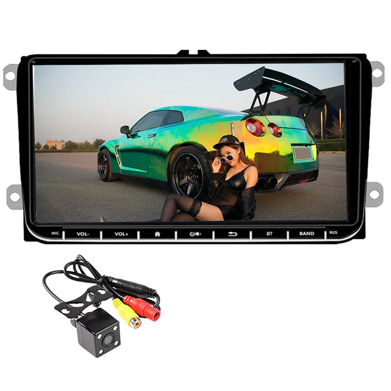 MP5 плеер 2 Din 9 &quotдля Bora Golf VW Polo Passat B6 B7 Touran Android Mirror Link мультимедиа стерео радио GPS