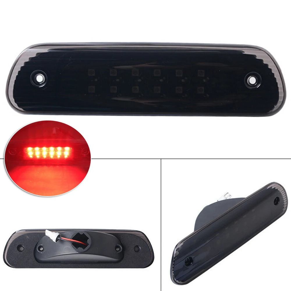 Авто Красный светодиодный третий 3rd тормозной светильник 12 V-24 V для Jeep Grand Cherokee 1999-2004