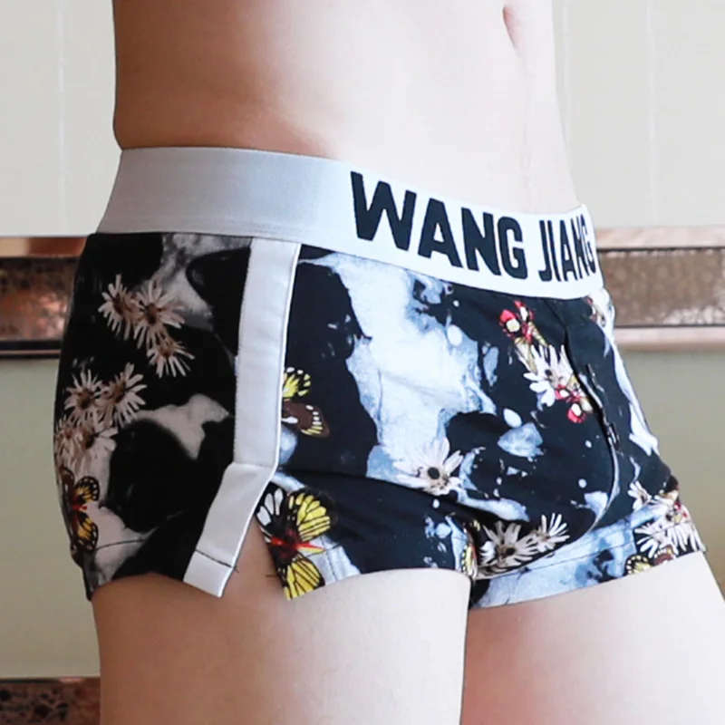 

Classic Printed Boxers Mens Underwear Trunks Homme Arrow Panties Boxer Elastic Waistband Shorts Loose Men