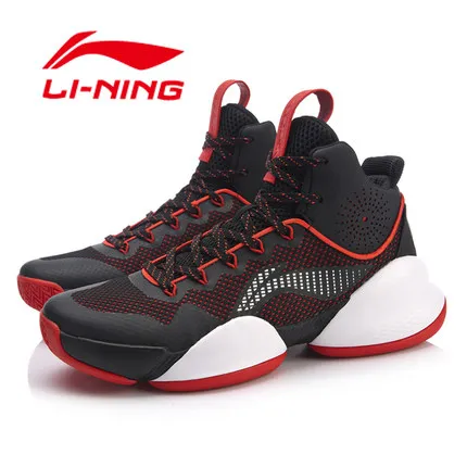 Li-Ning/Мужская Профессиональная баскетбольная обувь POWER V с подушкой, износостойкая подкладка, облачная спортивная обувь с высоким вырезом, кроссовки ABAN045 - Цвет: ABAN045-4H