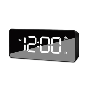 

Luminous Digital Smart Snooze Alarm Clock LED Student Alarm Clock Rechargeable Relojes Despertadores De Mesita Home Watch OO50AC