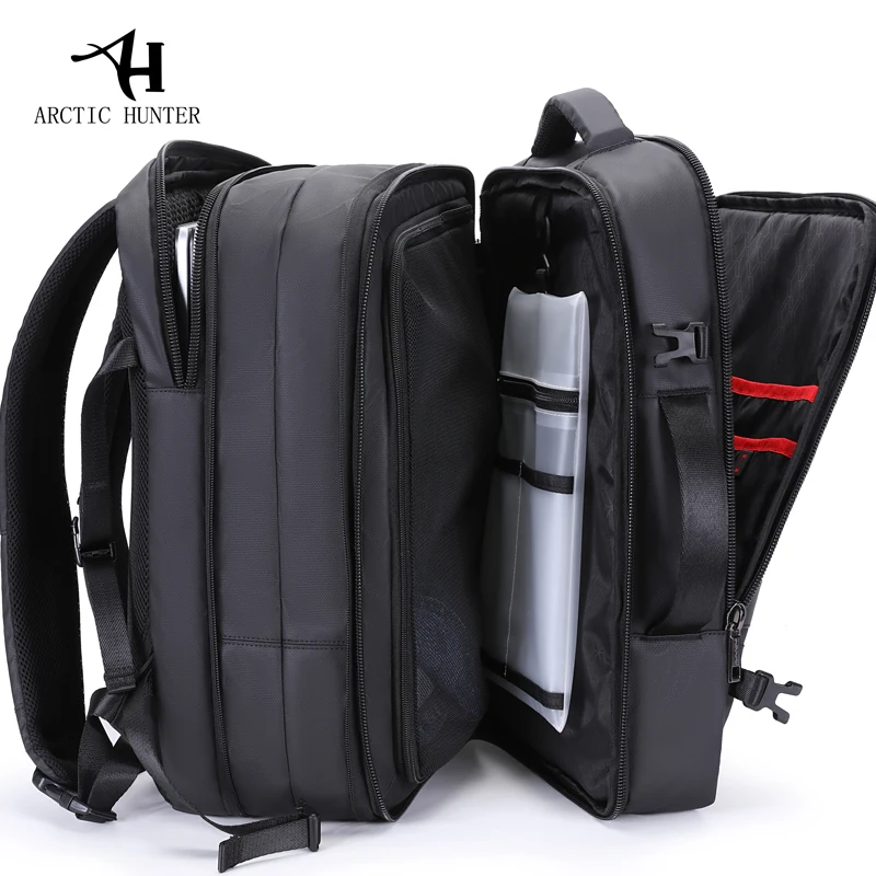 

New Men Backpack for 15"17" Laptop Backpacks Water Repellent Multifunction Bag USB Charging Travel Backpack Large Mochila