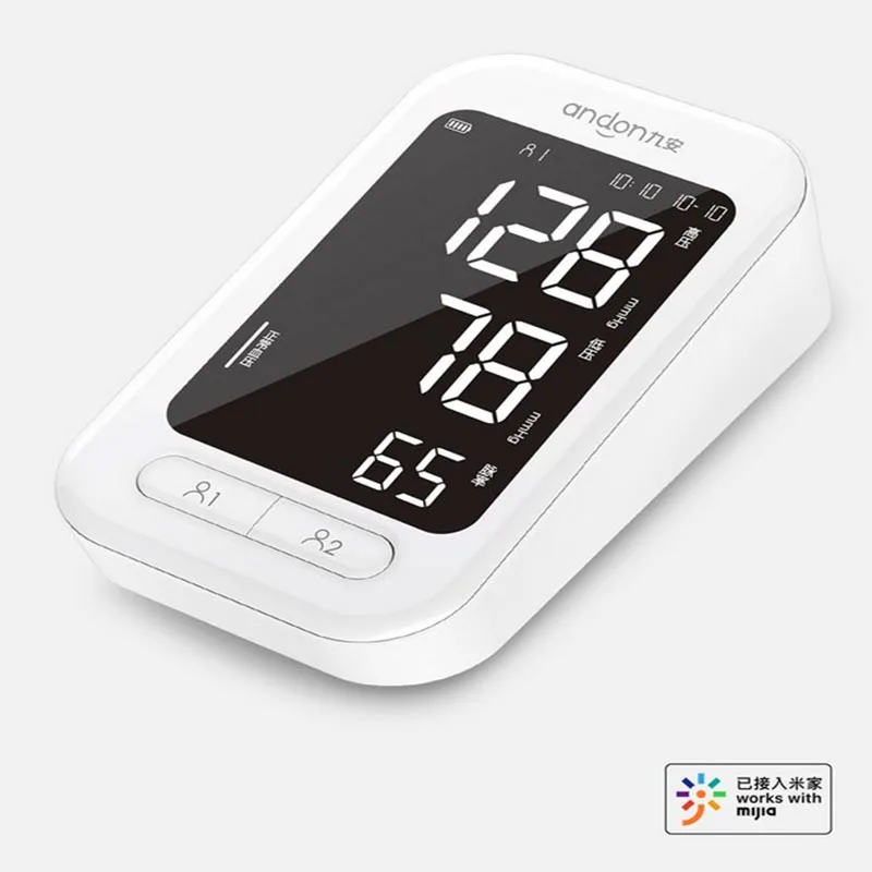 Xiaomi Andon Smart Blood Pressure Monitor Arm Heart Beat Rate Pulse Meter Tonometer Sphygmomanometers Pulsometer Smart Measure