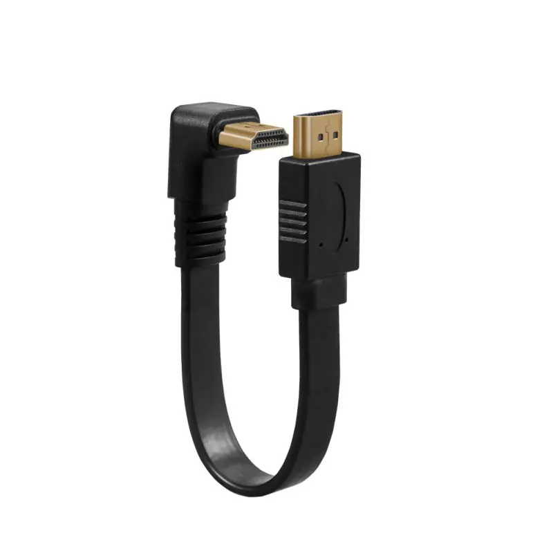 0 3 м Кабель адаптер HDMI к кабель 90 / 270 градусов Плоский 4K X 2K шнур для PS4 монитора