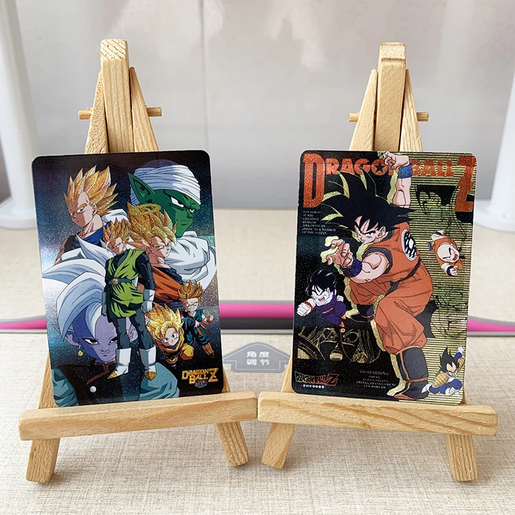 55 pçs/set Super Saiyan Dragon Ball Z Goku Vegeta Completo DIY papel Cartão  Heróis Batalha Ultra Instinto Game Collection Cartões