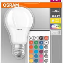 OsramLed дистанционное управление изменение цвета 9 Вт 806 лм E27 Лампа OSRAM RGBW