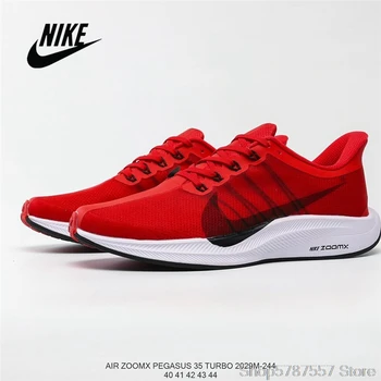 

Original Nike Zoom Pegasus 35 Turbo Pegasus Technology Running Shoes Men's Size 40-45 Red
