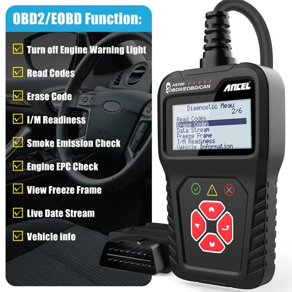 OBD2 Scanner Tool Code Reader Bluetooth Car Diagnostic Tool Check Engine Light Automotive Scan Tool for Android by Neego OBD2 Scanner Tool Code Reader Bluetooth Car Diagnostic Tool Check Engine Light Automotive Scan Tool for Android by Neego