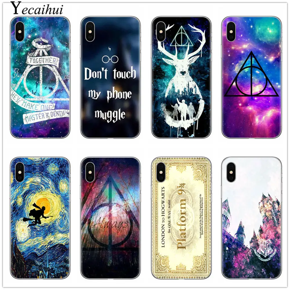 

Harry Potter Comics Design TPU Soft Silicone Phone Case For iPhone X XR XS Max 7 7Plus 6 6S 8 Plus 5S SE Cover Phone Bags Coque