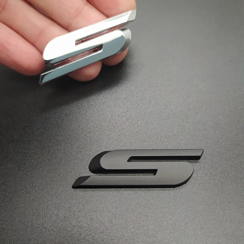 

3D Metal Ecoboost Car SUV Truck Side Mudguard Rear Trunk Emblem Badge Sticker Decals for Ford S-MAX Ecoboost Engine Sports