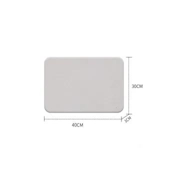 

1PC 30*40cm Hard Diatom Mud Absorbent Foot Pad Non-Slip Quick-Drying Floor Mat Bathroom Carpet Entrance Doormat Home Decoration